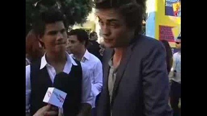 Taylor Lautner And Robert Pattinson