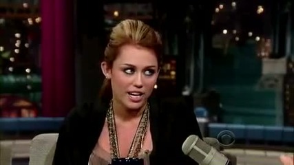 Miley Cyrus David Letterman Interview 2010 Part 1 