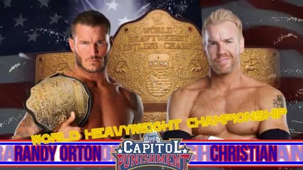 Wwe Capitol Punishment Match randy orton vs cristian- world champion