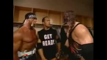 Kane Имитира The Rock & Hollywood Hulk Hogan
