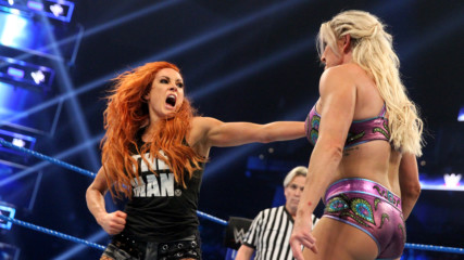 Becky Lynch vs. Charlotte Flair vs. Carmella - Winner faces Asuka at Royal Rumble: SmackDown LIVE, 8 January, 2019