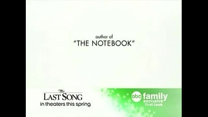 Exclusive!!! Miley Cyrus - Abc Family - The Last Song - First Look ( High Quality ) 