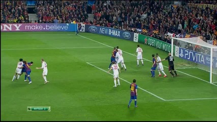 Barcelona 2 - 1 Milan ( Messi )