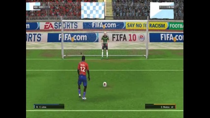 Fifa 10 - Penalty kick - Krylya Sovetov Samara - Cska Moscow..! 