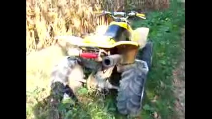 Honda 400 Ex Exhaust Sound