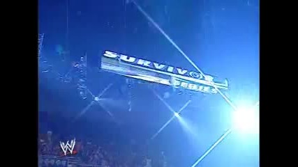 Тийм Разбиване Срещу Тийм Първична Сила На Survivor Series 2005 ( Гробаря Се Завръща)