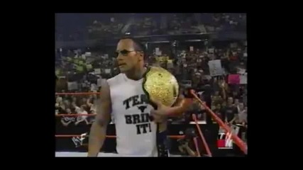 The Rock And mini Booker T Segment