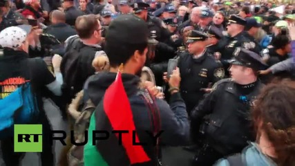 USA: Multiple arrests as NYPD detain protesters at anti-police brutality rally