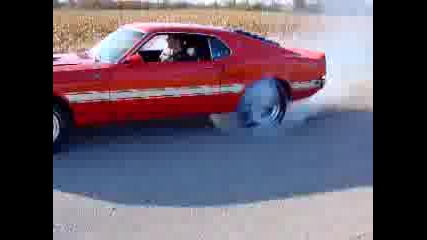 1969 Shelby Gt 500 Burn Out