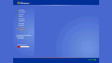 Windows Xp Instaling - Simulation