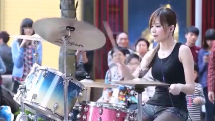 The Amazing Entertaining Female Street Drummers of Asia