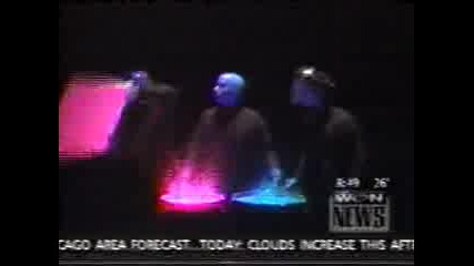 Blue Man Group - Paint Drumming