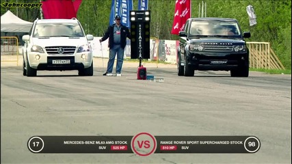 Mercedes Ml63 Amg vs Range Rover Sport supercharged