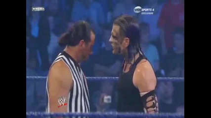 Wwe Smackdown 8 7 09 Jeff Hardy vs Cm Punk 1 2