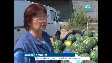 Българската диня изчезва от пазарите