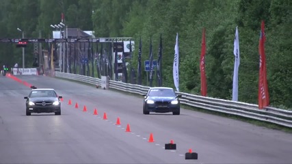 Mercedes C63 Amg Weistec vs Bmw M5 F10 Noelle