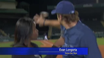 невероятен рефлекс лудото хващане на Evan Longoria