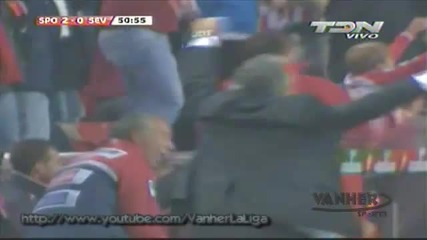Севиля се изложи срещу Спортинг Хихон! 