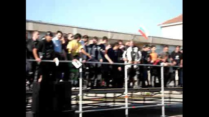Всички на сценатаслед награждаването 