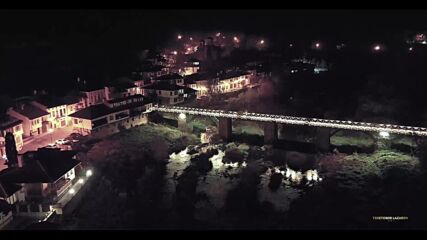 The Old Capital Veliko Tarnovo of Bulgaria at Night (Music by SAVOV)