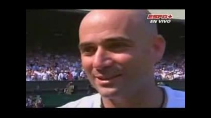 Wimbledon 2006 : Надал - Агаси