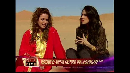 Сандра Ечеверия говори за Клонинг - El Clon - Al Rojo Vivo (telemundo) 