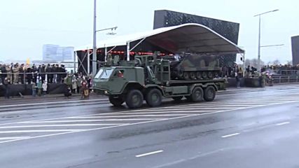Lithuania: US Patriot missiles join Vilvius parade for 100 years of Armed Forces