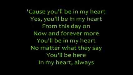 Phil Collins - You ll Be In My Heart with Lyrics