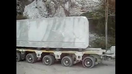 Огромен Мраморен Блок - Monolite Carrara - 10.5 х 2.45 х 1.80 