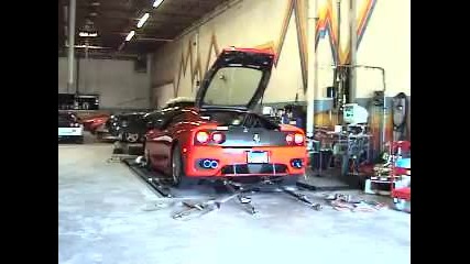 Ferrari 360 Dyno quot;scary Loud 