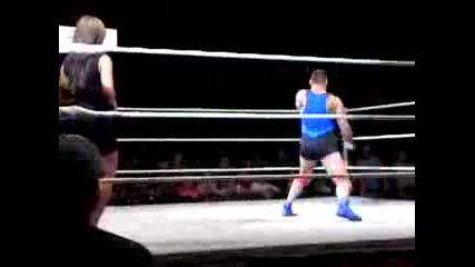 06 11 10 charleston wv wwe house show maryse santino kozlov dance off part 2 