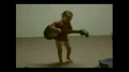 Бебе с китара Смях