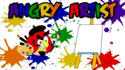 Angry Birds In angry artist