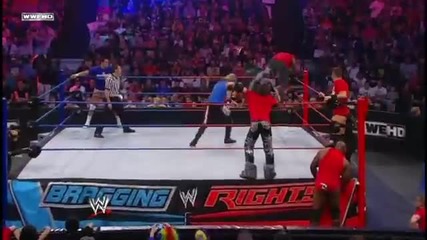 R-truth - Corkscrew Jumping Calf Kick