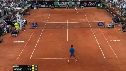 Novak Djokovic vs Rafael Nadal Rome 2014 Final