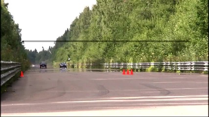 Moscow Unlim 500 Bmw M5 vs Corvette Z06 
