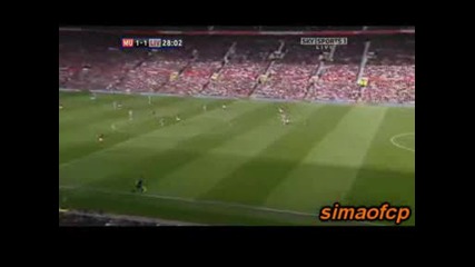 Манчестър Юнайтед - Ливърпул 1:4 гол на Фернандо Торес