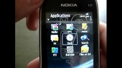 Nokia E75 видео ревю част 2