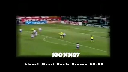 Лионел Меси - Барселона 38 Гол Сезон 2008 - 2009