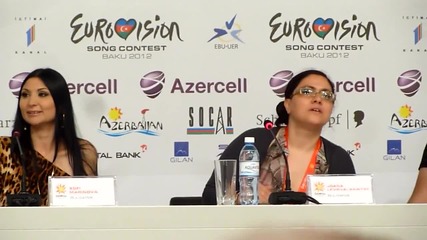 Пресконференция на Софи Маринова в Баку - 15.05.2012