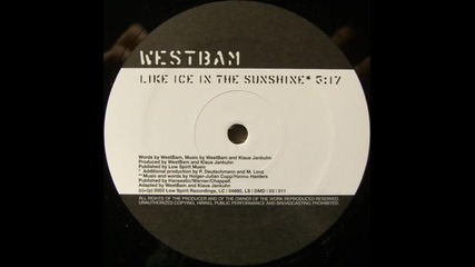 Westbam - Like Ice in the Sunshine