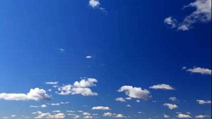Облаци в небето, времето изтича Hd 1080p