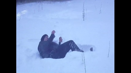 Пиян Металист Със Салта В Снега