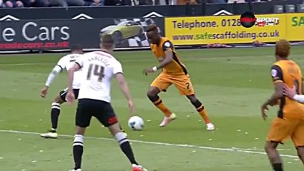 Дарби Каунти - Хъл Сити 0:2 /първо полувреме/