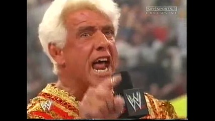 Brock lesnar vs. Ric flair Raw 2001