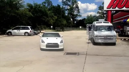 Невероятно ускорение на Lamborghini Gallardo Twin Turbo 1,250whp част 1