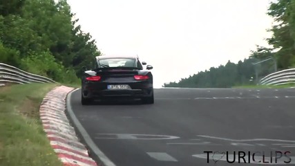 Porsche 991 Turbo on the limit! Very aggressive driving!