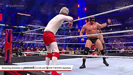 Sami Zayn eliminates Johnny Knoxville: Royal Rumble 2022 (WWE Network Exclusive)