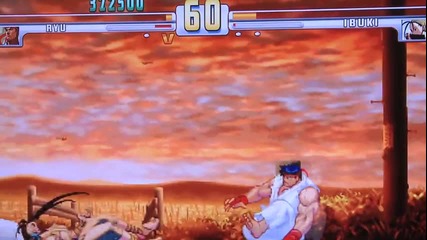 E3 2011: Street Fighter 3: Third Strike Online Edition - Ryu Vs Ibuki Gameplay