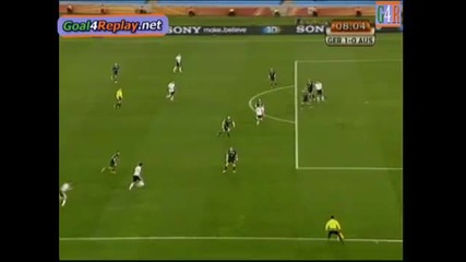 13.06.2010 Германия – Австралия 1:0 Гол на Подолски – Мондиал 2010 Юар 